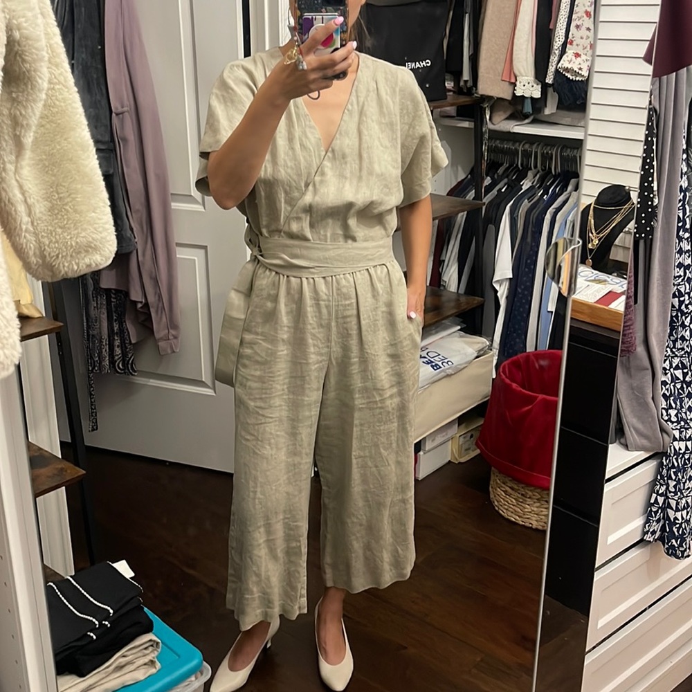 linen jumpsuit